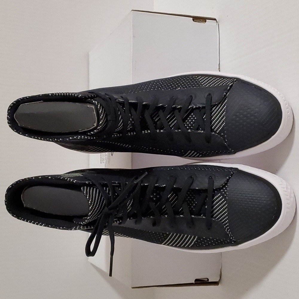 Converse Chuck Modern Breathable Black & White Mens sz 11 - Picture 5 of 8